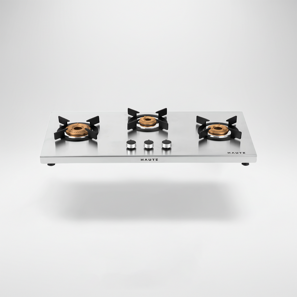 Evoque Series Stainless Steel Gas Stove – 3 Burner