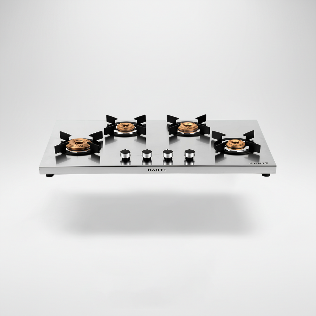 Evoque Series Stainless Steel Gas Stove – 4 Burner