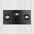 Evoque Series Glass Top Gas Stove – 3 Burner