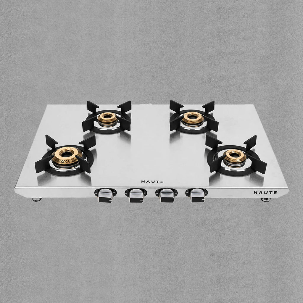 Essencia Series Stainless Steel Gas Stove – 4 Burner