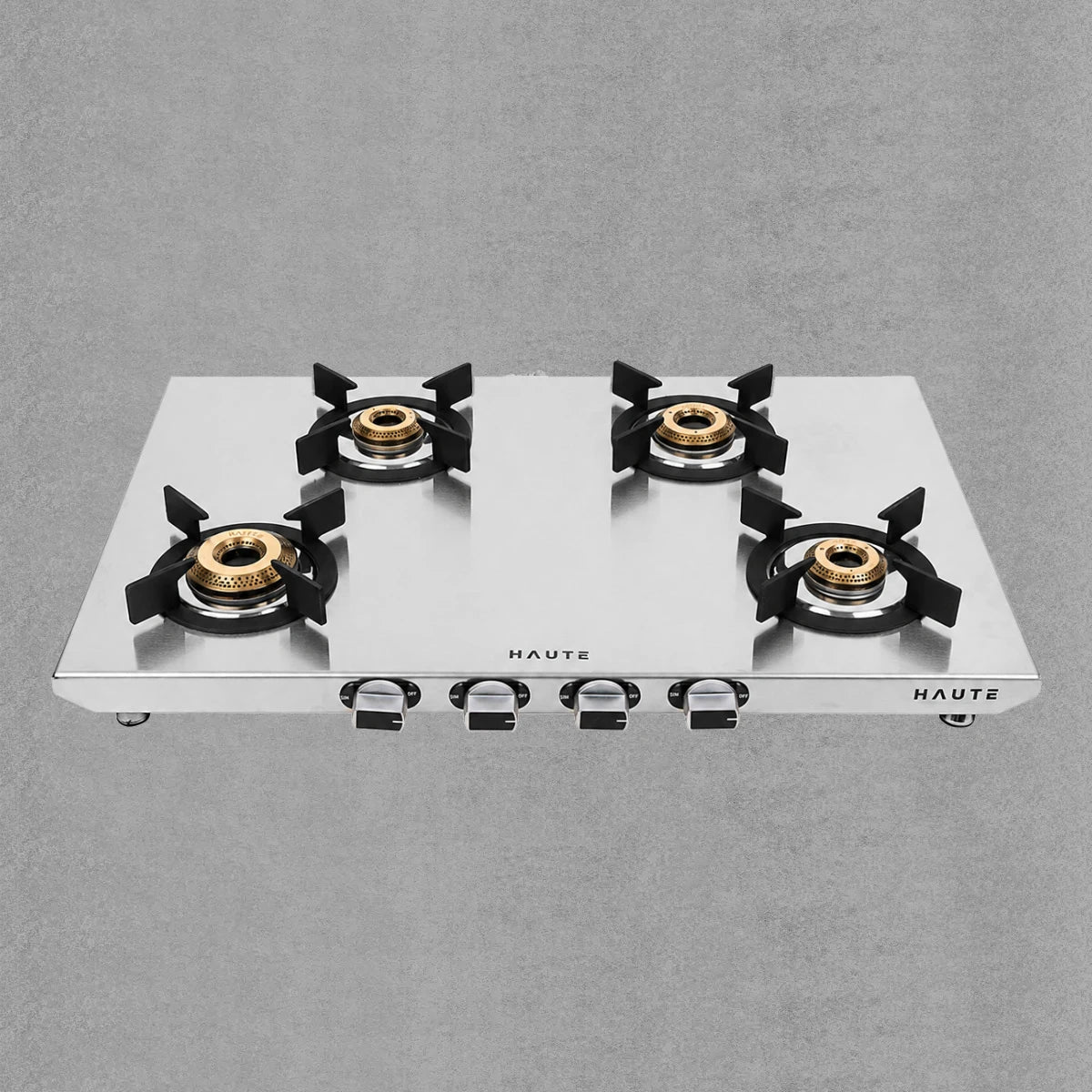Essencia Series Stainless Steel Gas Stove – 4 Burner