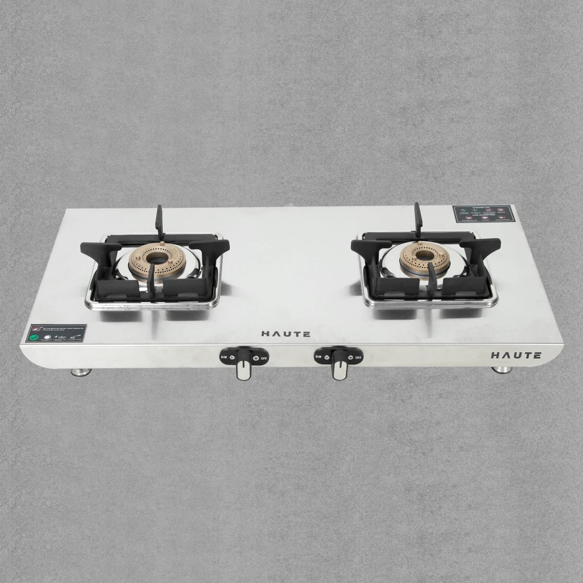 Essencia Elite Series Stainless Steel Gas Stove – 2 Burner