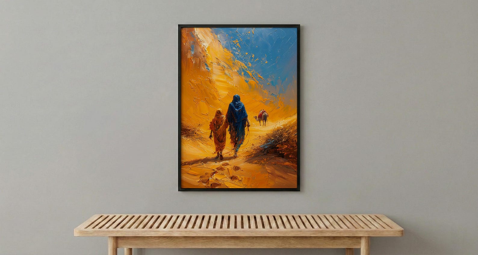 Sahara Desert Wall Art, Father And Son Print - Fathers Day Gift — view 6