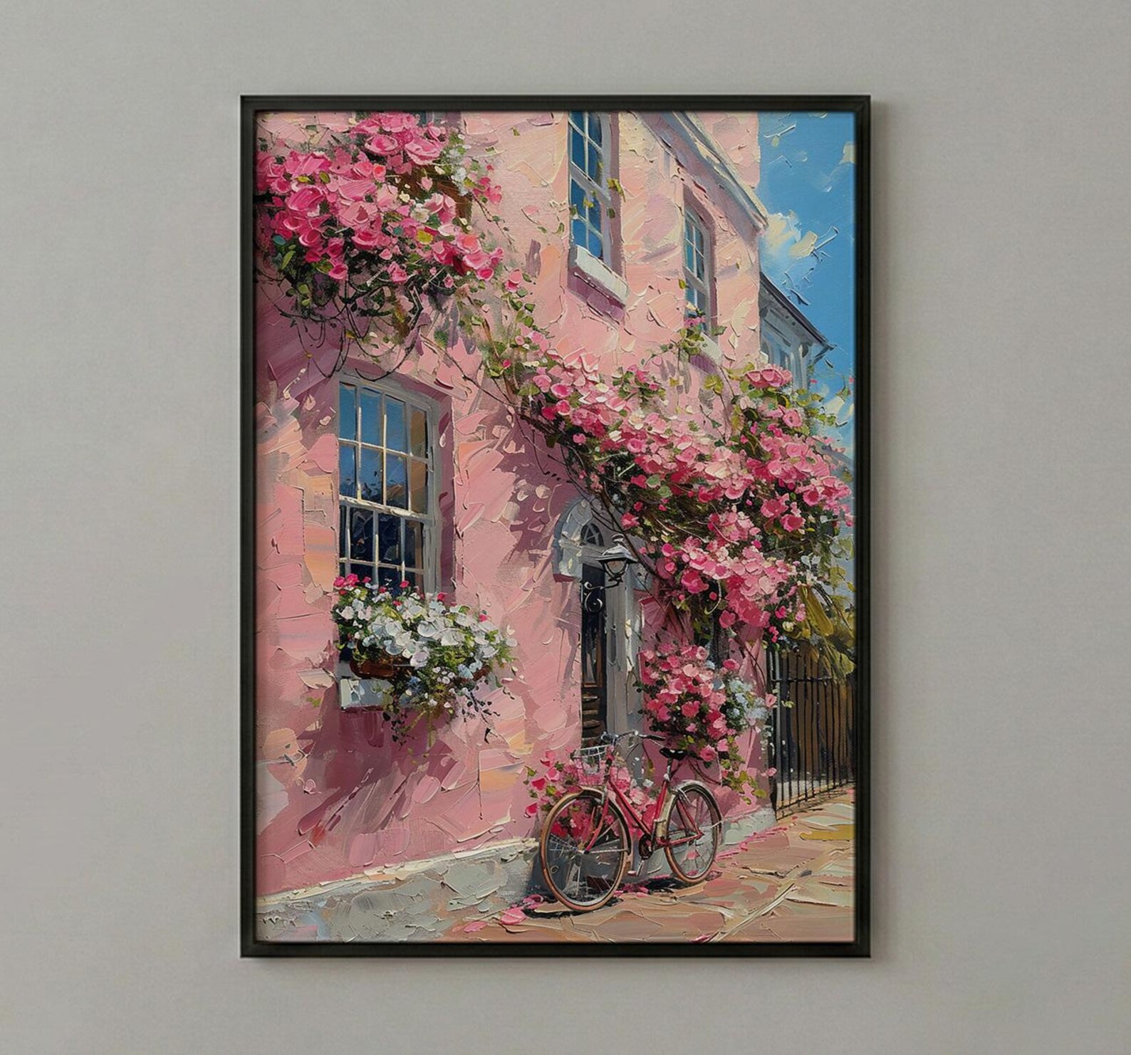 Charleston Poster, Historic Home Wall Decor - Spring Window Box — view 3