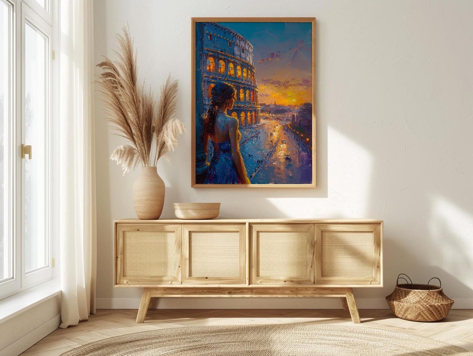 Rome Colosseum Poster, Italy Historic Decor - Ancient Ruins — view 4