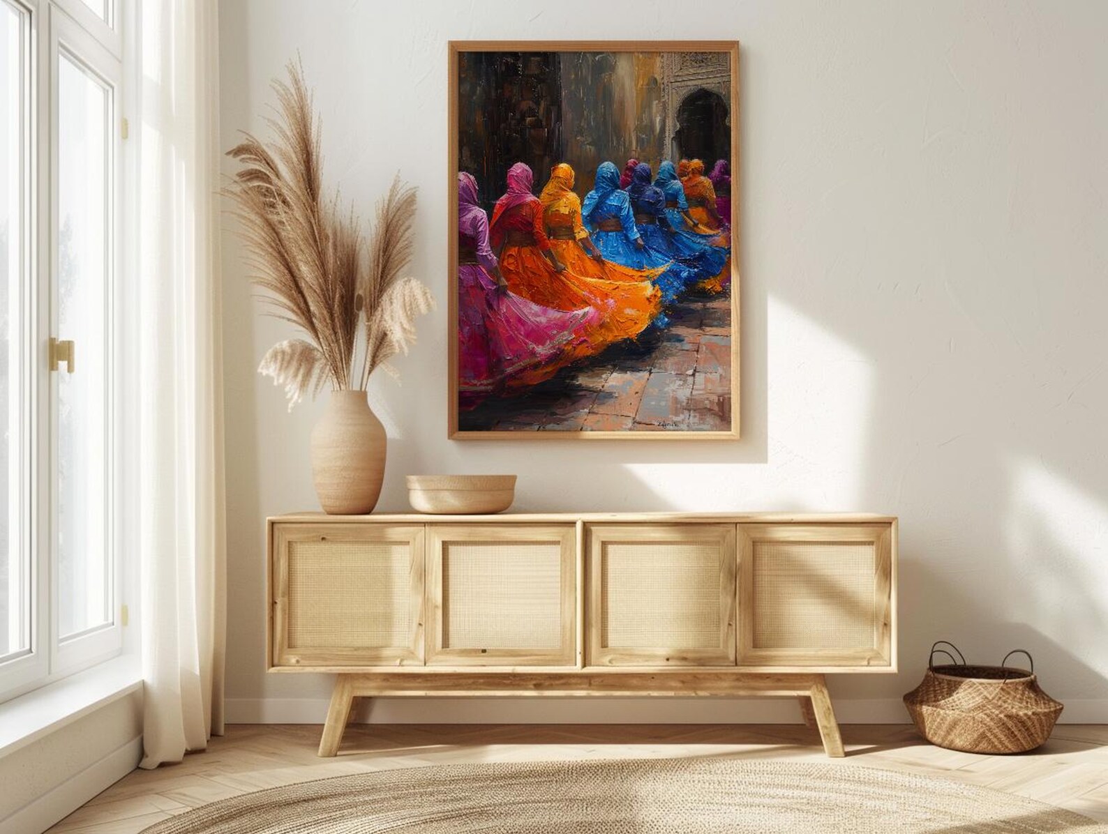 Zaghrouta Poster, Arab Wedding Celebration - Cultural Wall Art — view 4