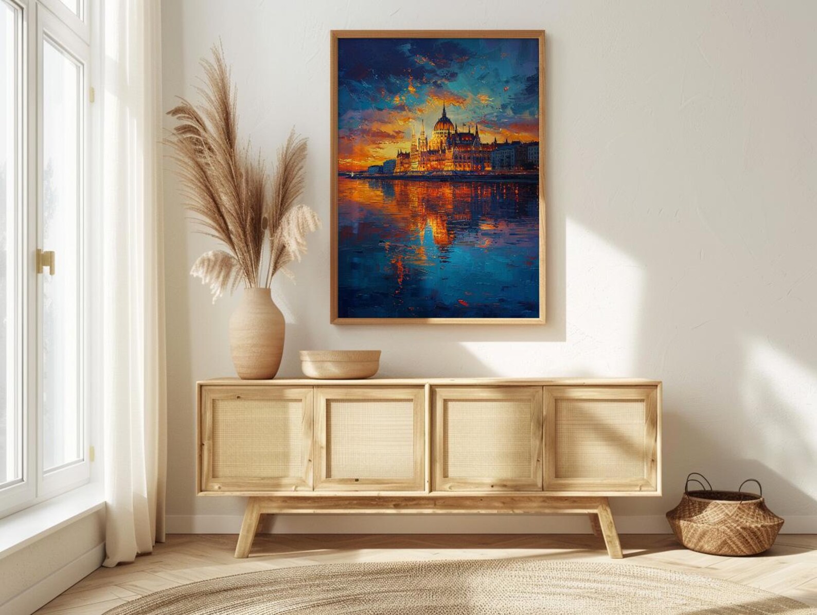 Budapest Parliament Art, Hungary City Decor - Danube River — view 4