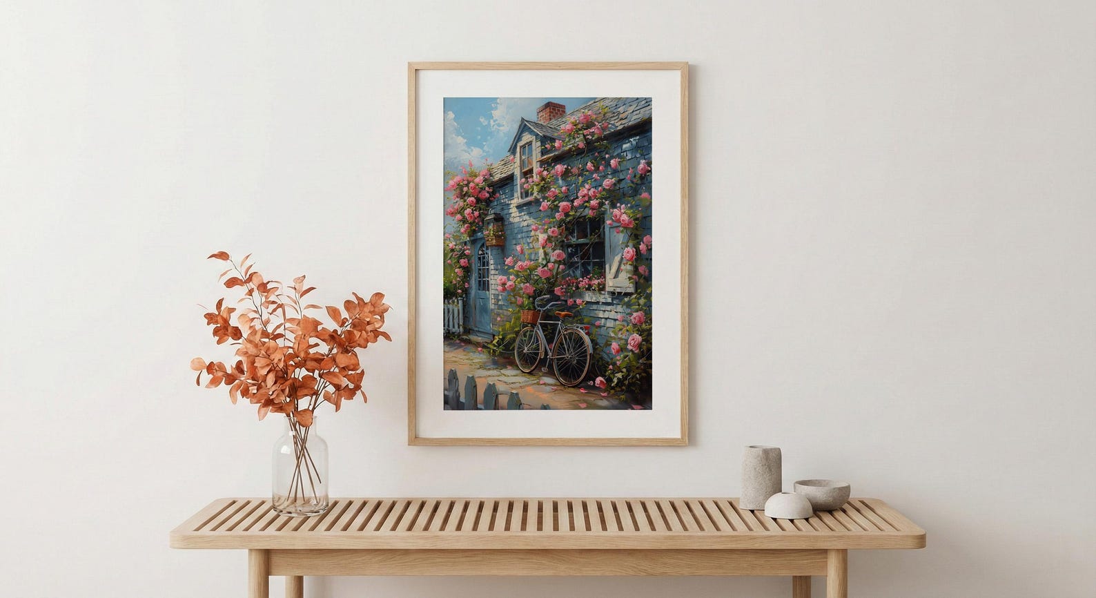 Nantucket Poster, New England Decor - Coastal Spring Art — view 5
