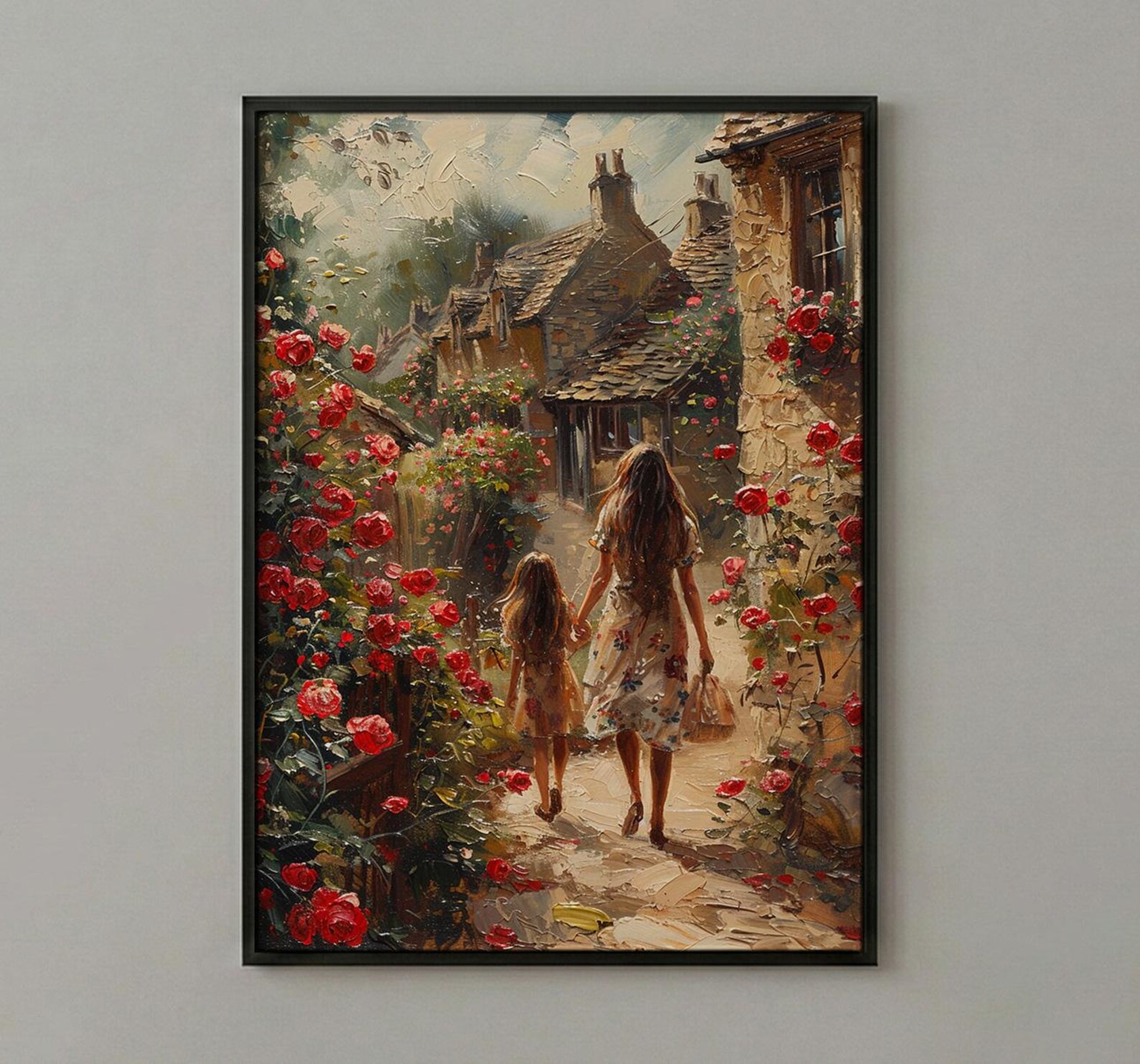 Cotswolds England Print, English Village Wall Art, Mothers Day Gift From Daughter, Museum Quality Decor, Shipped Wall Art — view 2