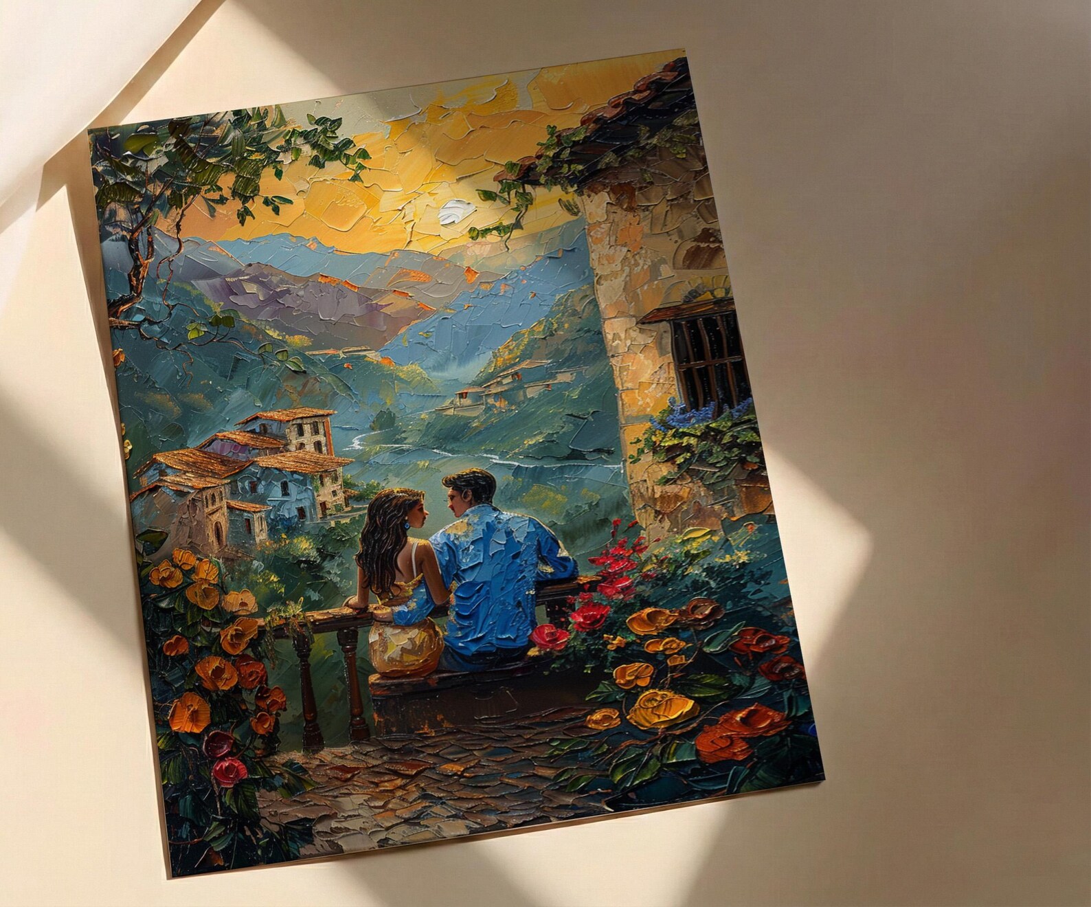 Colombia Travel Art, Coffee Region Print - Honeymoon Gift — view 3