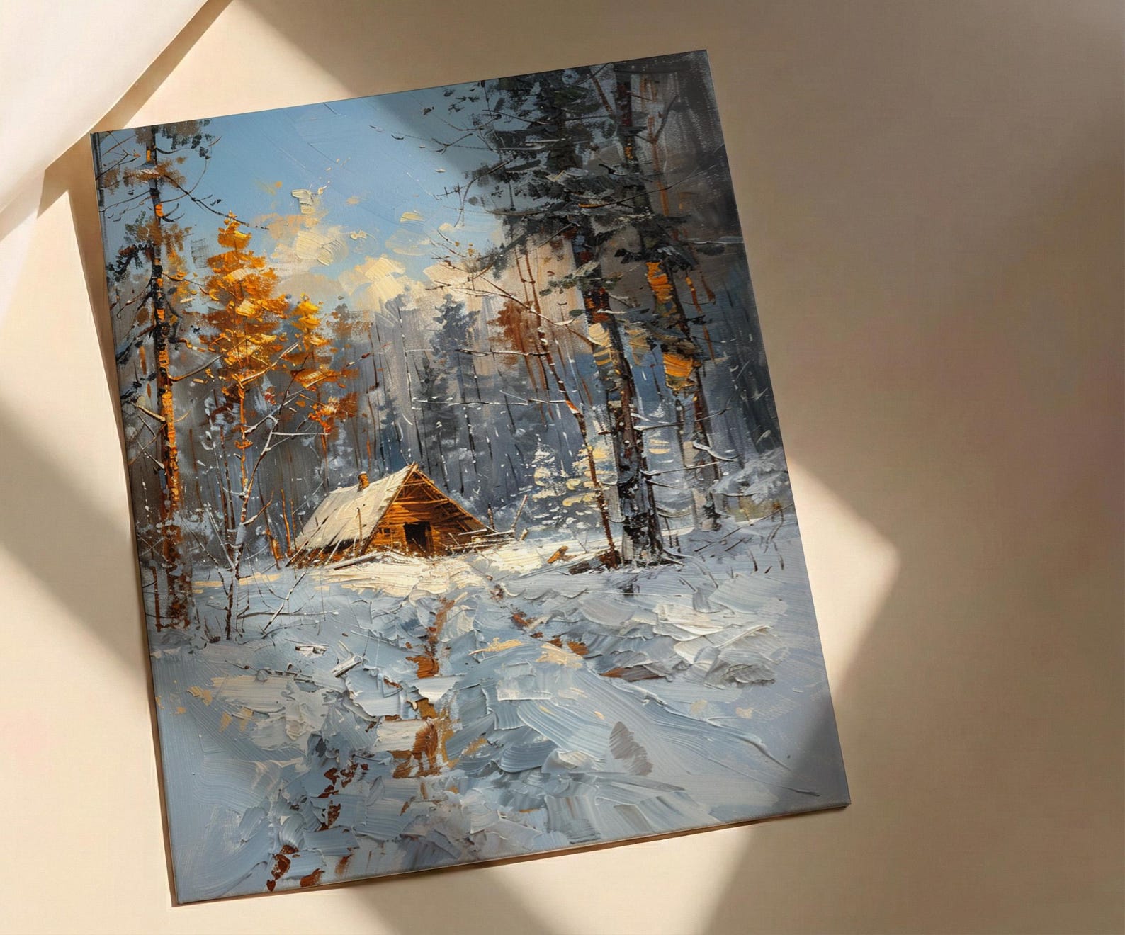 Valley Forge Poster, American Revolution Decor - Historic Winter Landscape — view 2