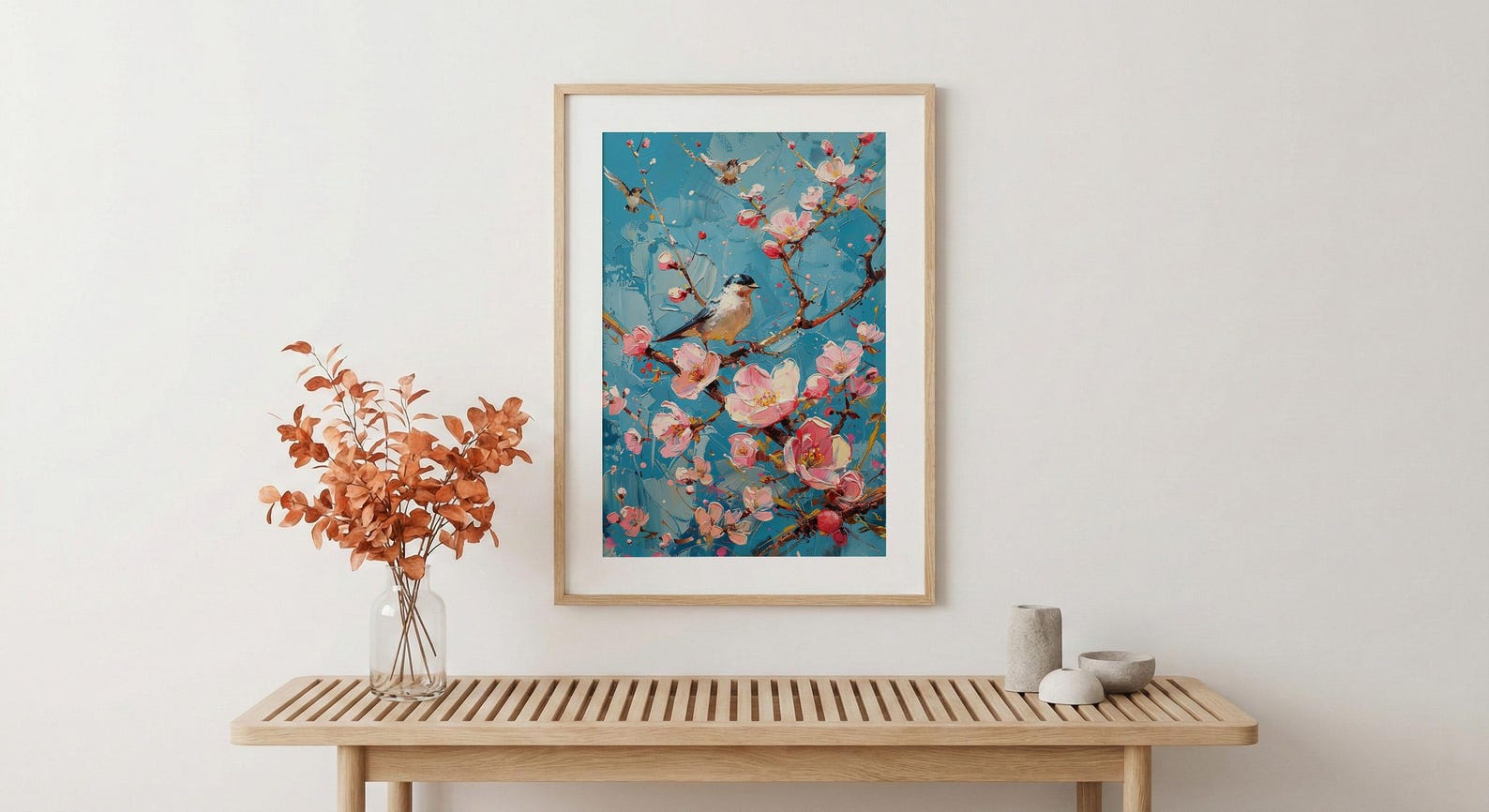 Eight of Wands Tarot Art Print, Spring Magic Sky - Witchy Room Decor — view 5