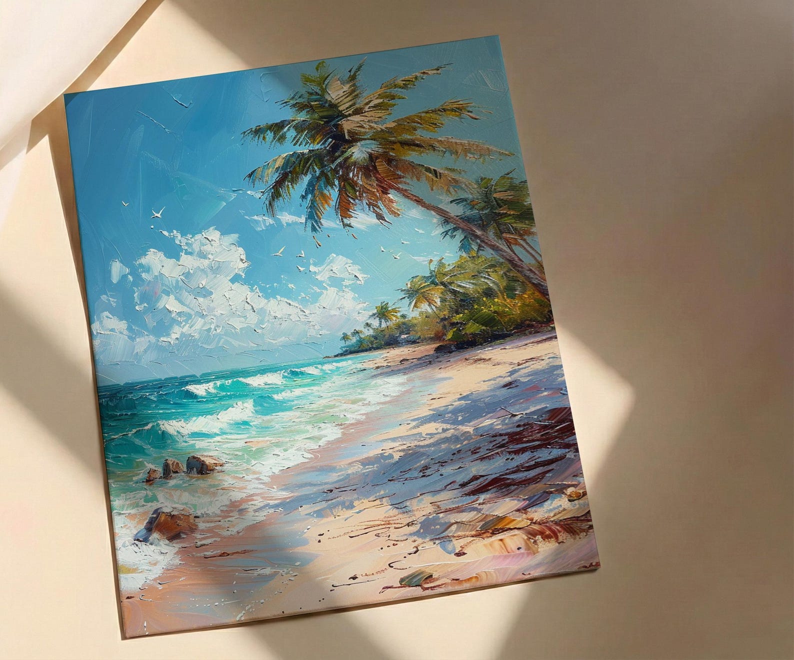 Punta Cana Wall Art, Dominican Beach Decor - Blue Ocean Poster — view 2