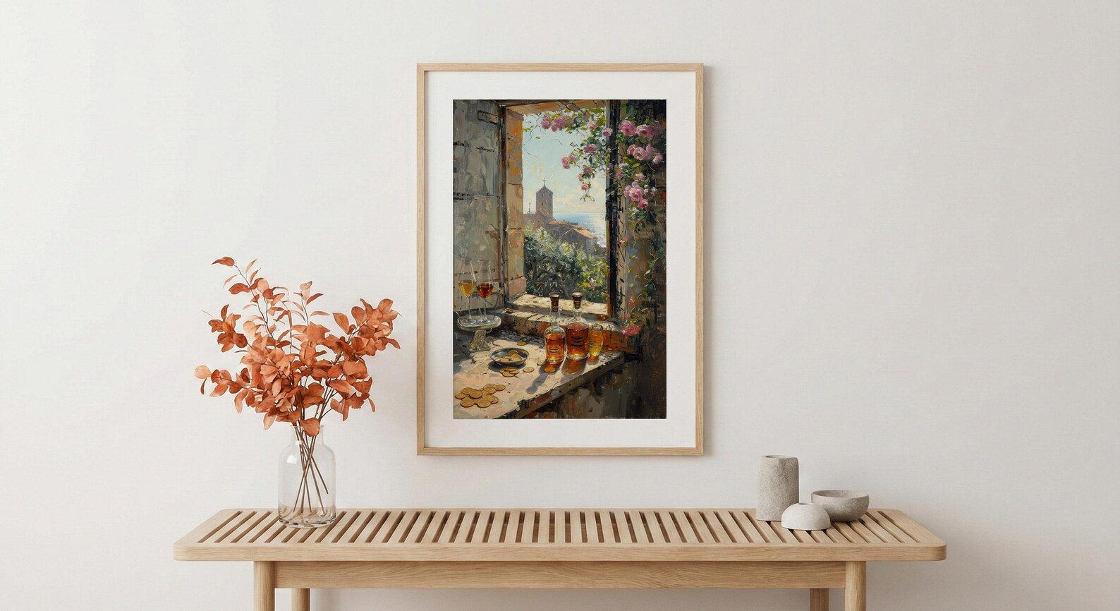 Dark Academia Art Print, Castle Window Decor - Medieval Alchemist View — view 5