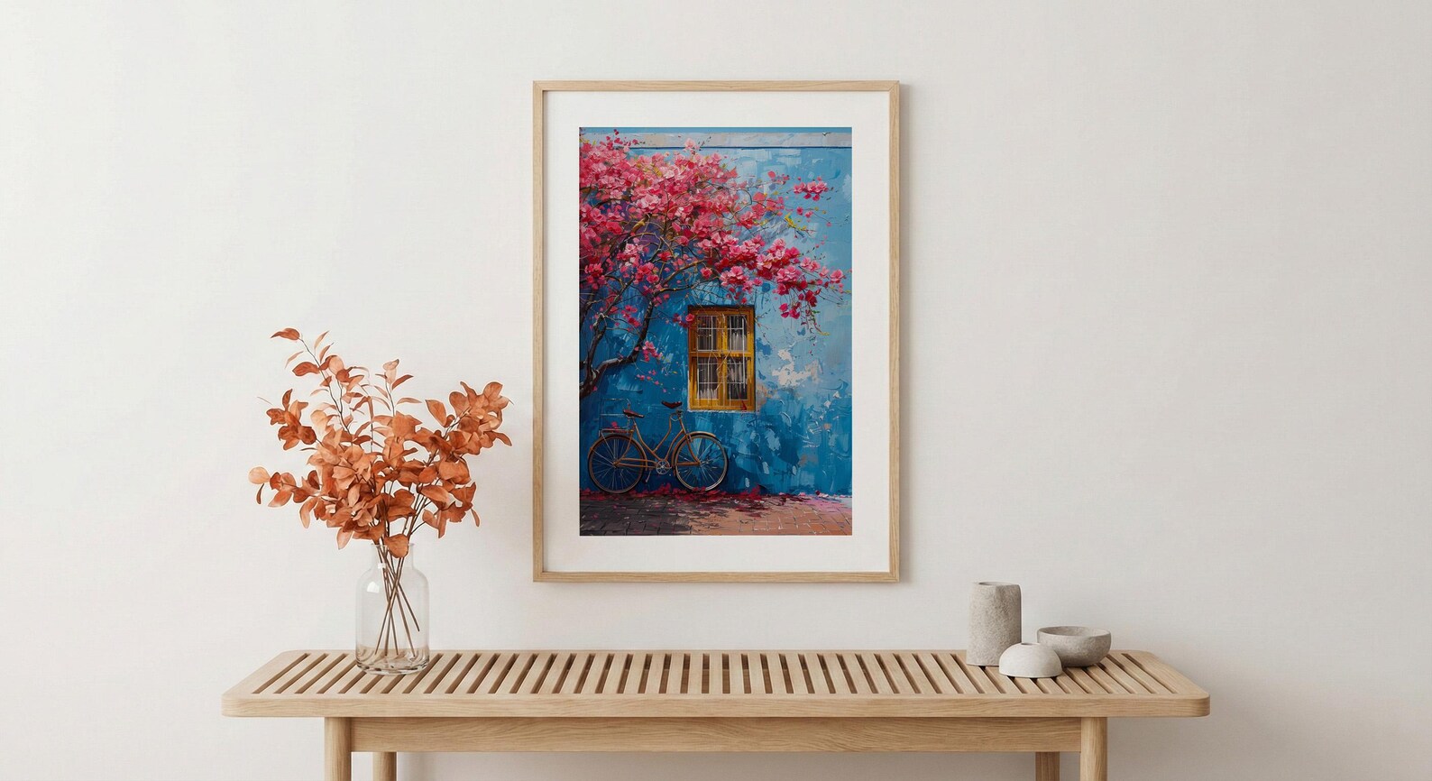 Cape Town Bo-Kaap Street Art Print, Pastel House Travel Poster - Textured Impasto Oil Painting — view 5