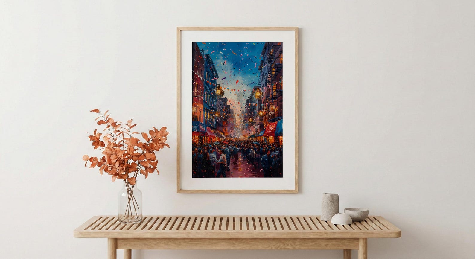 Brooklyn Street Art, Block Party Wedding Print - Urban Decor — view 4