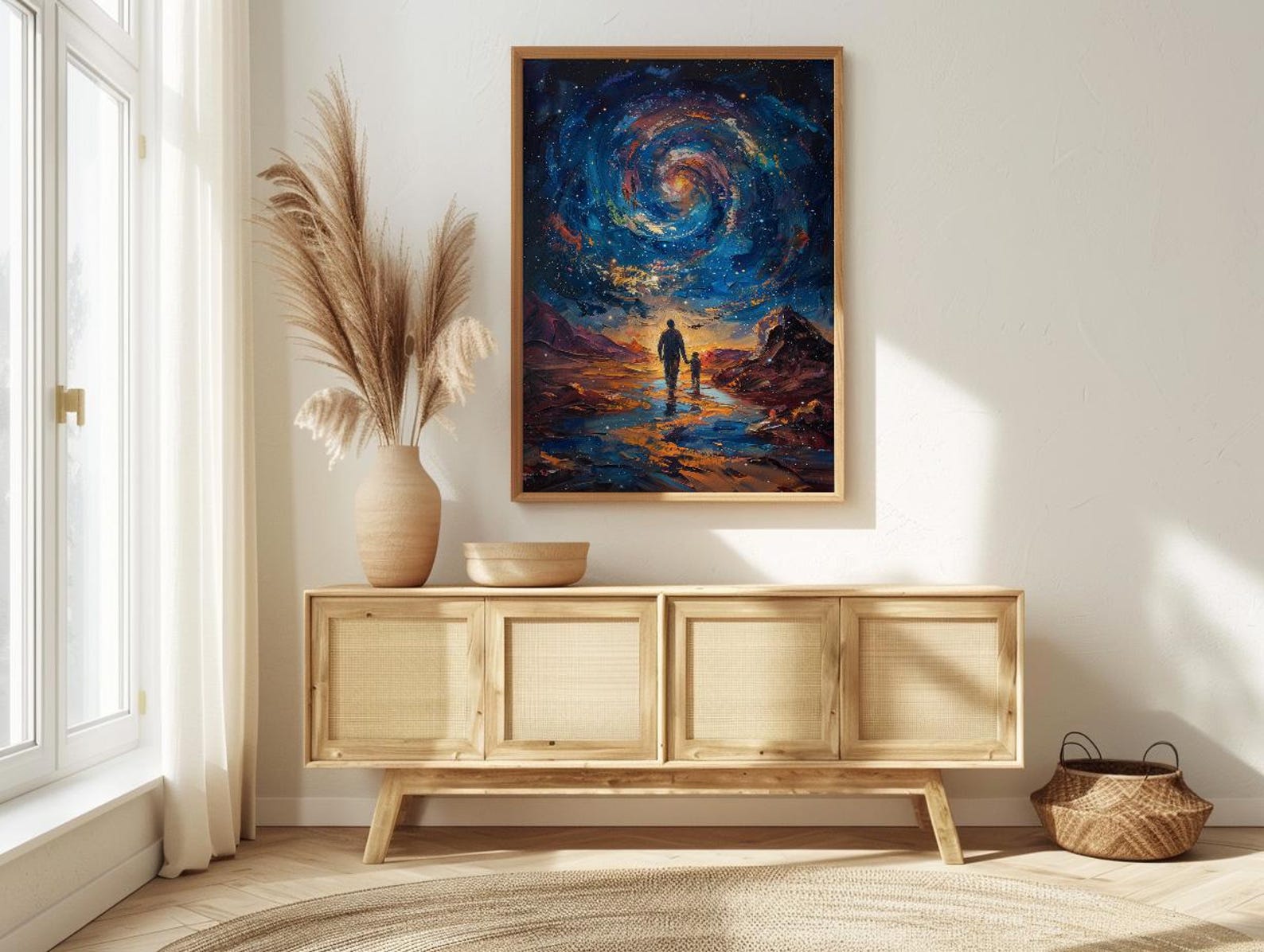 Atacama Desert Art Print, Father And Son Poster - Fathers Day Gift — view 4