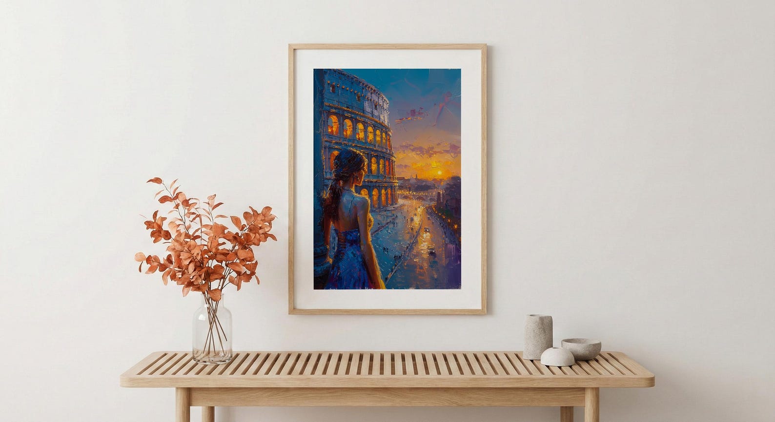 Rome Colosseum Poster, Italy Historic Decor - Ancient Ruins — view 5