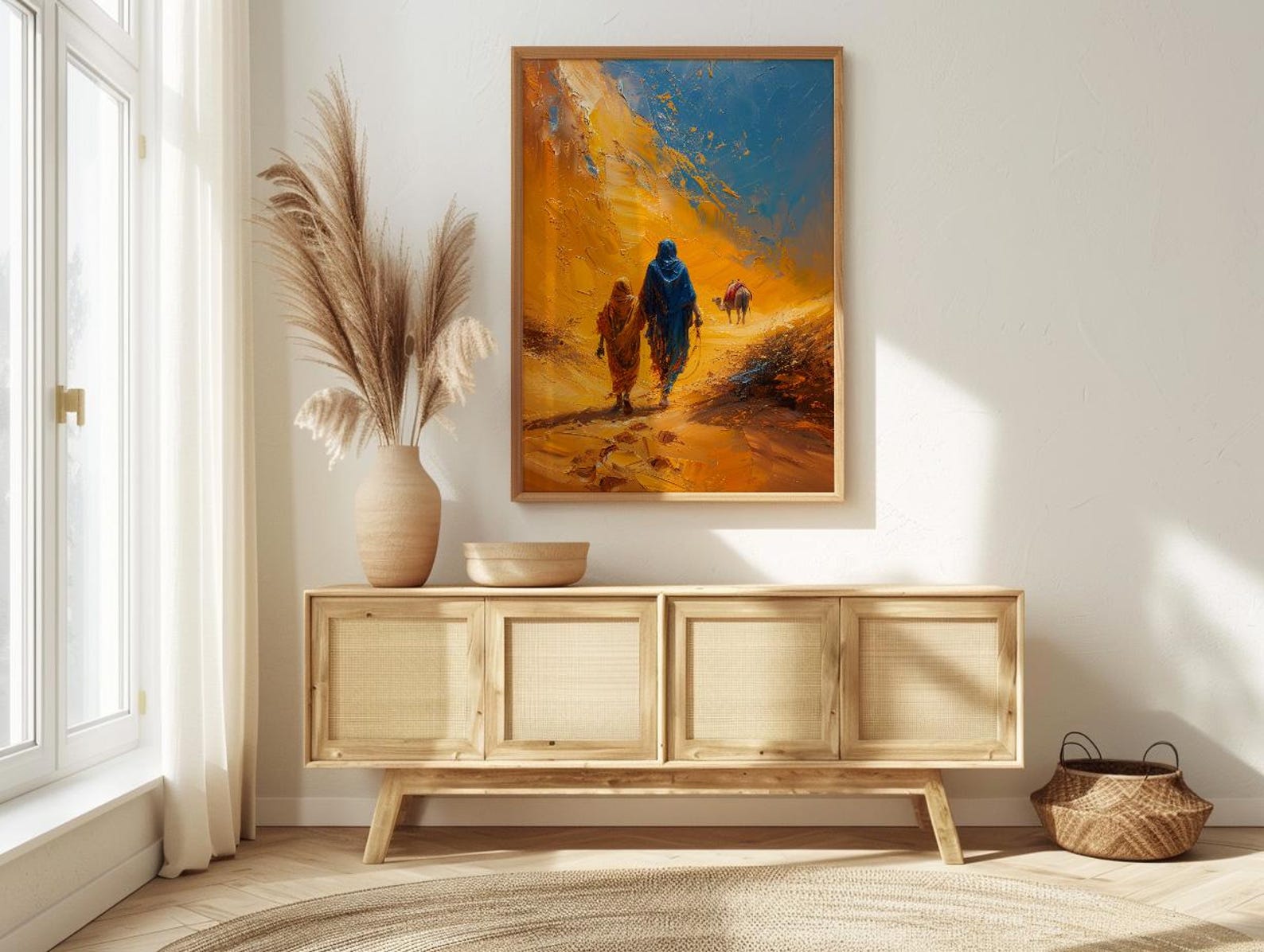 Sahara Desert Wall Art, Father And Son Print - Fathers Day Gift — view 4