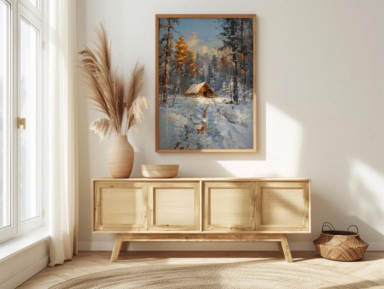 Valley Forge Poster, American Revolution Decor - Historic Winter Landscape — view 4