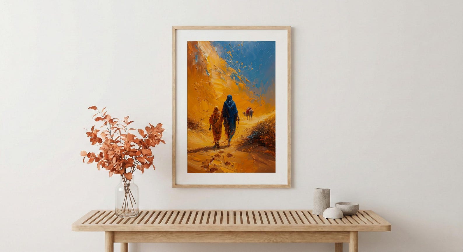 Sahara Desert Wall Art, Father And Son Print - Fathers Day Gift — view 5