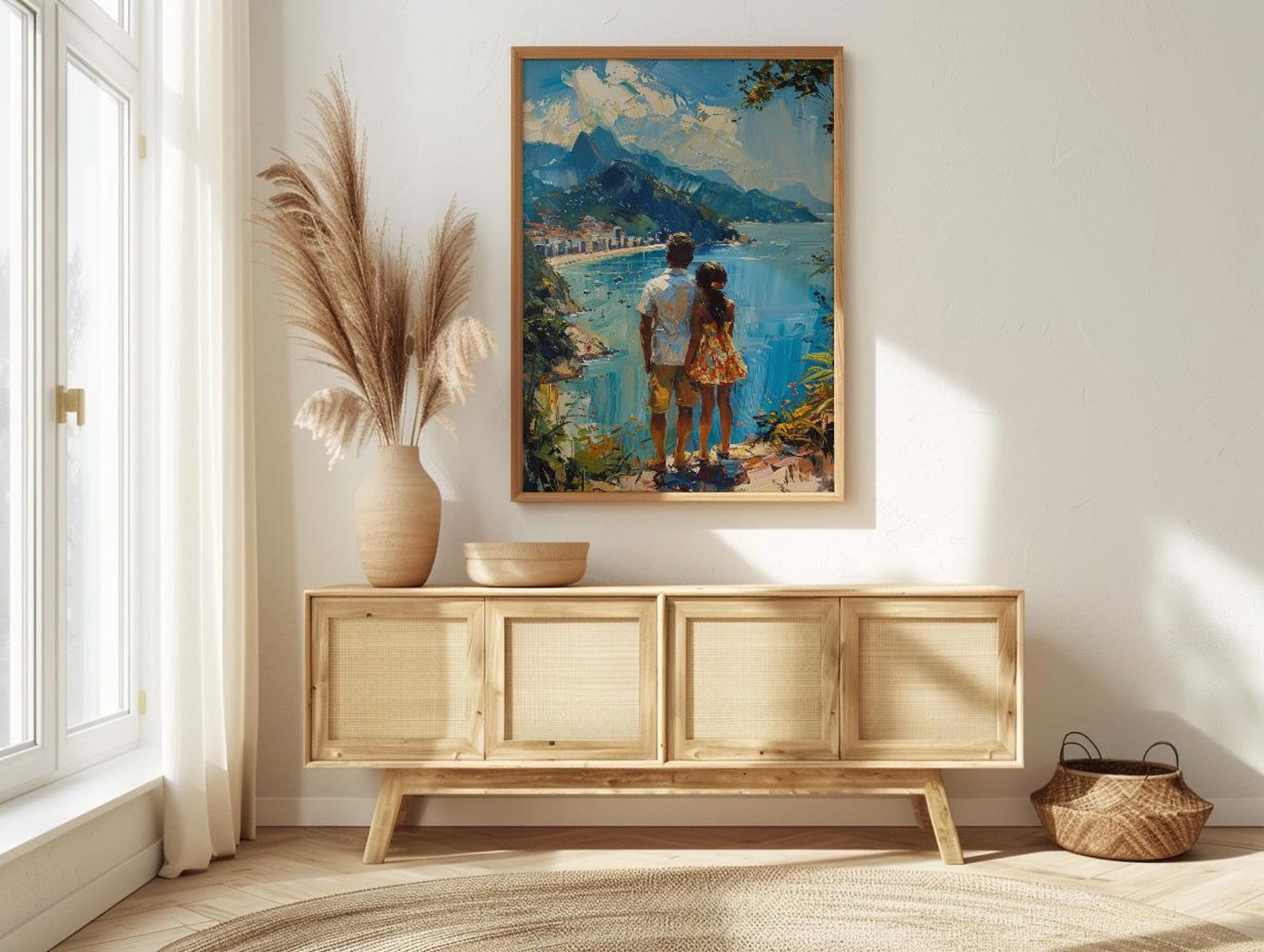 Rio De Janeiro Art Print, Father And Daughter Poster - Gift For Dad — view 4