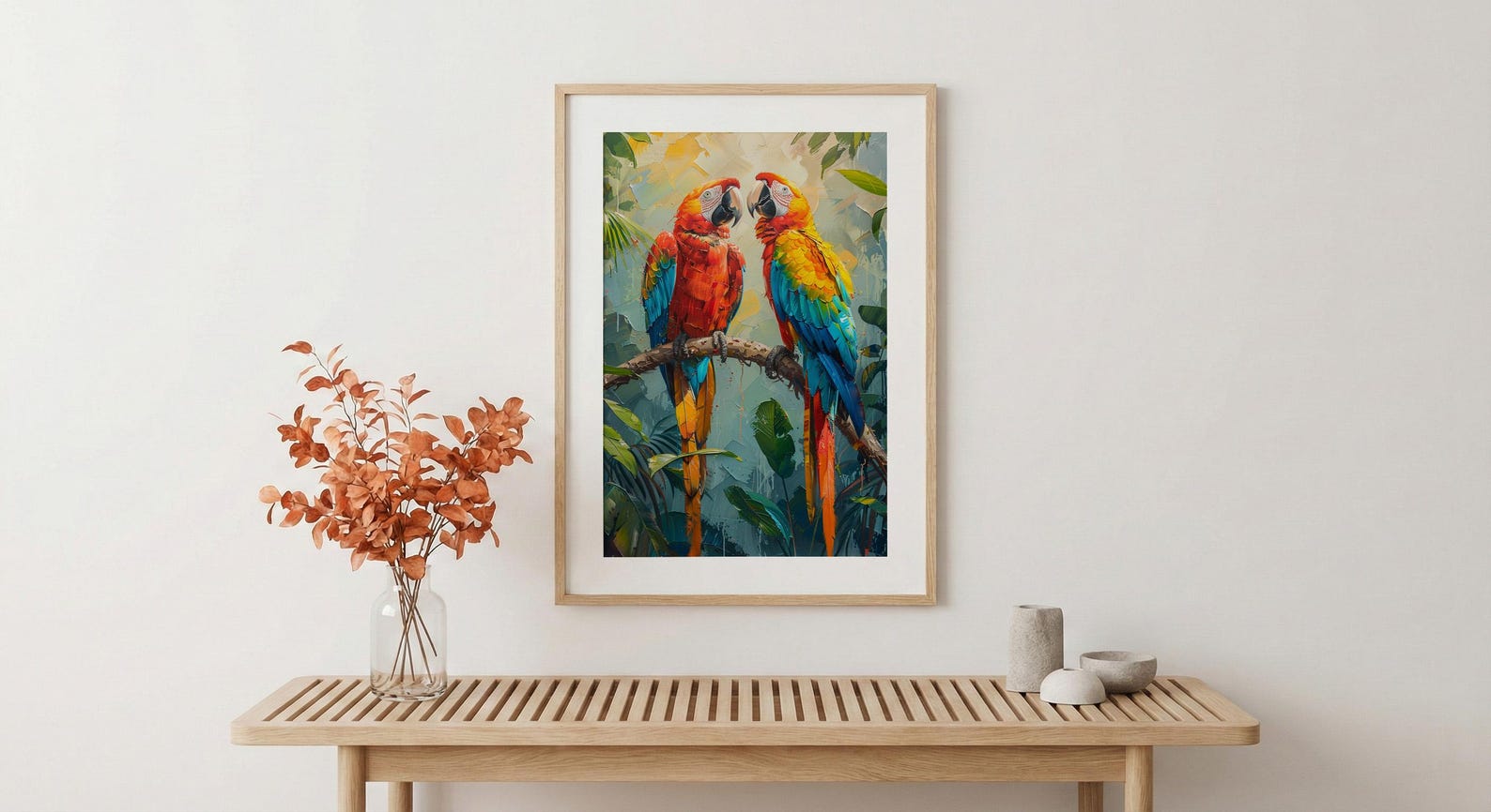 Amazon Rainforest Wall Art, Tropical Jungle Decor - Vibrant Nature Print — view 5