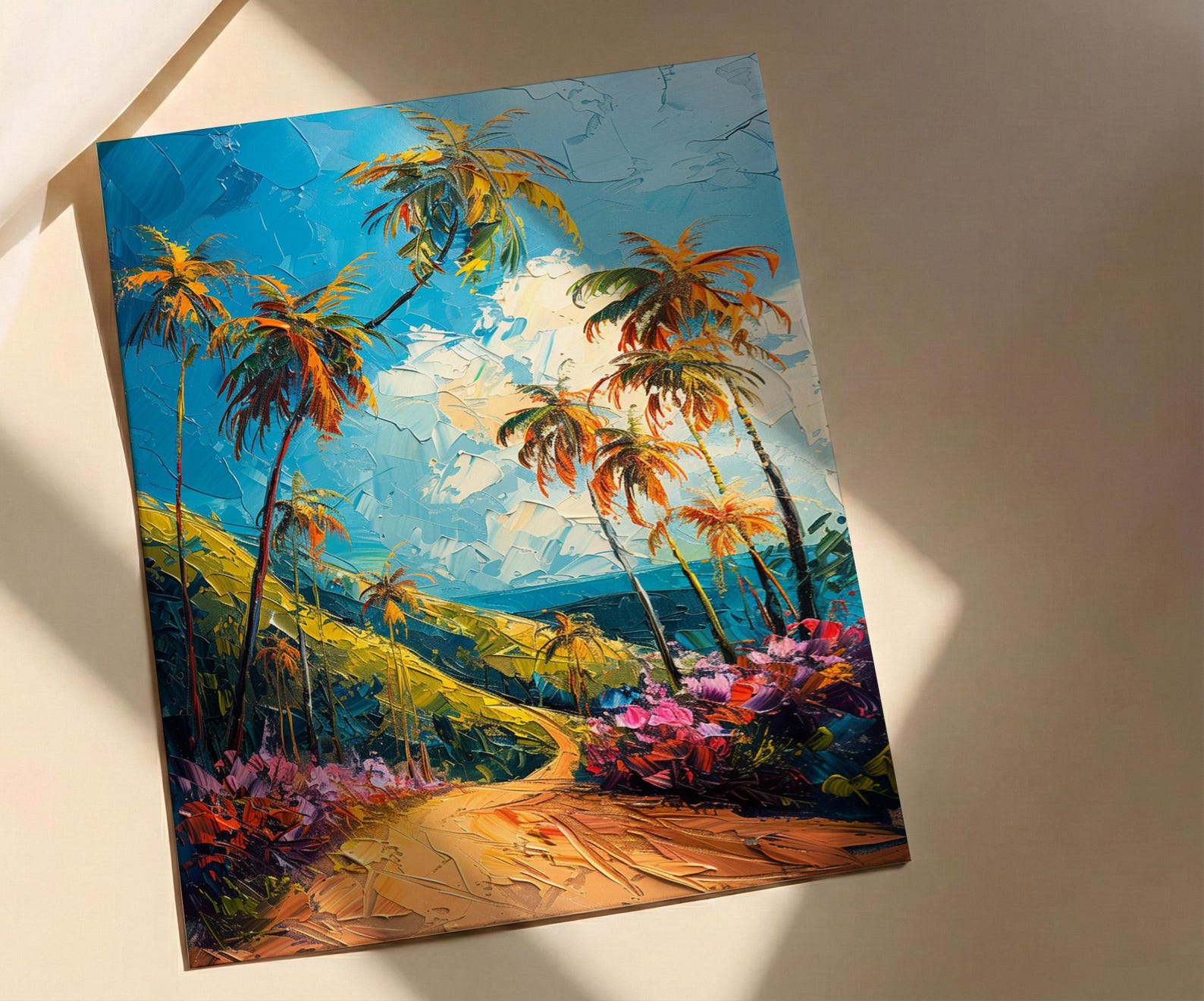 Cocora Valley Art, Colombia Nature Decor - Wax Palm Tree Print — view 3