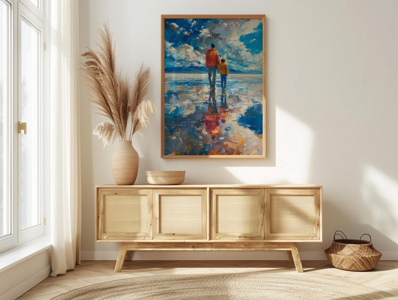 Salar De Uyuni Wall Art, Father And Son Print - Wanderlust Travel Decor — view 5