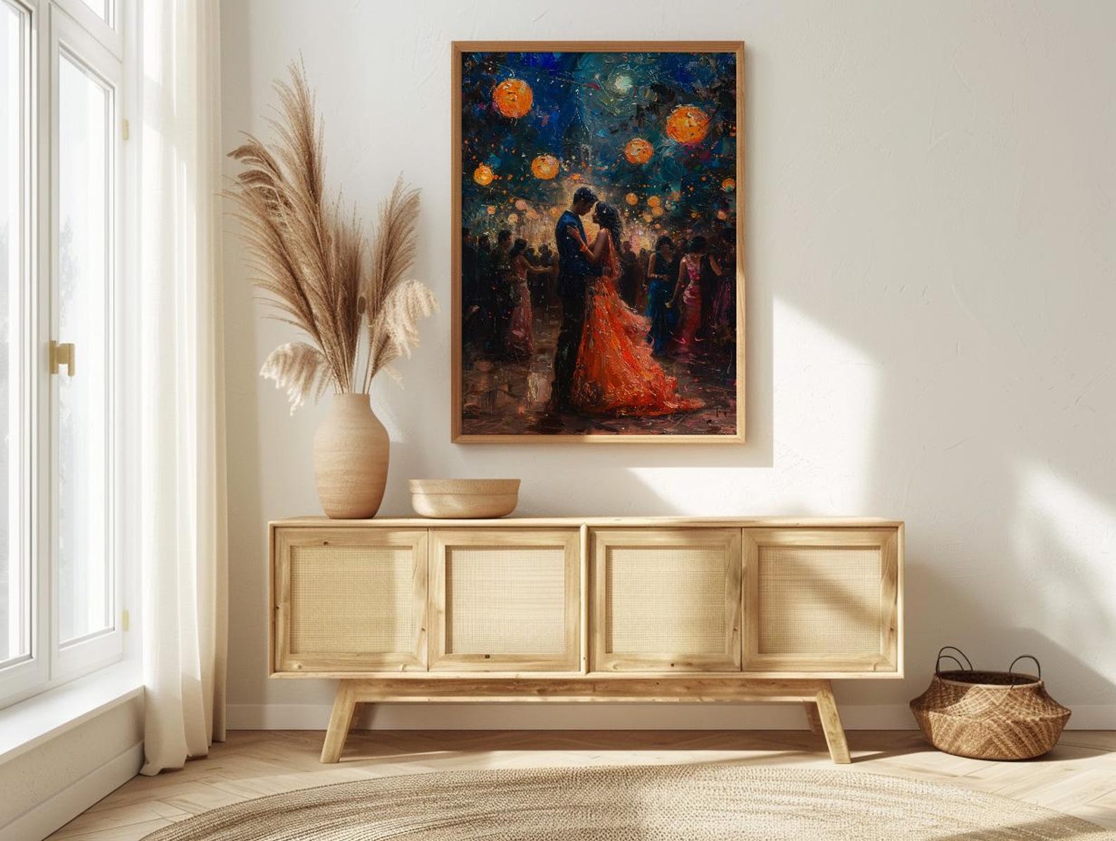 Sangeet Night Poster, Indian Dance Wall Art - Anniversary Gift — view 3
