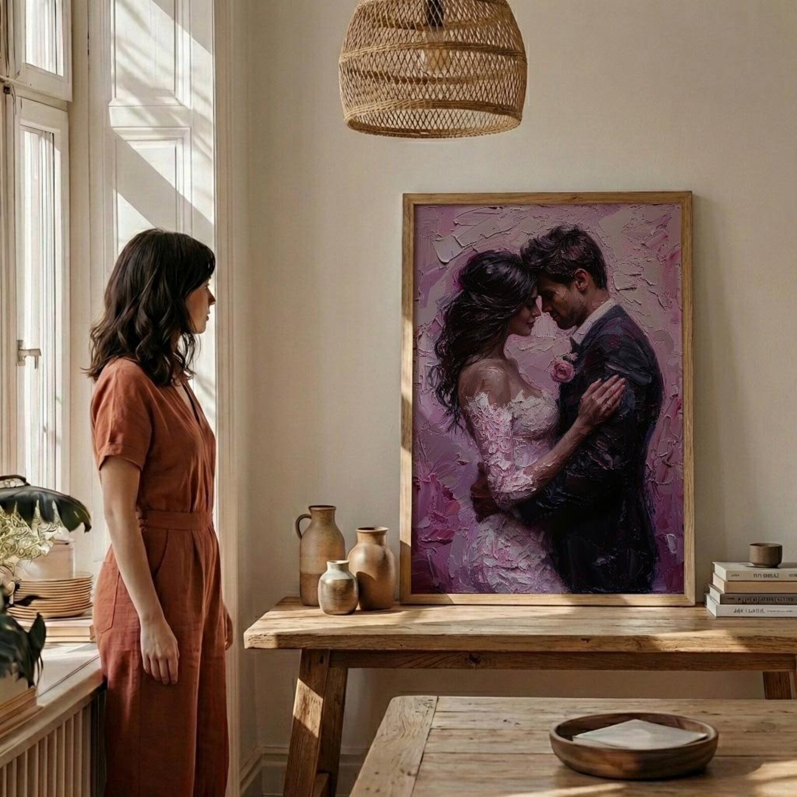 First Dance Wall Art, Romantic Couple Print - Wedding Gift for Couple — view 5