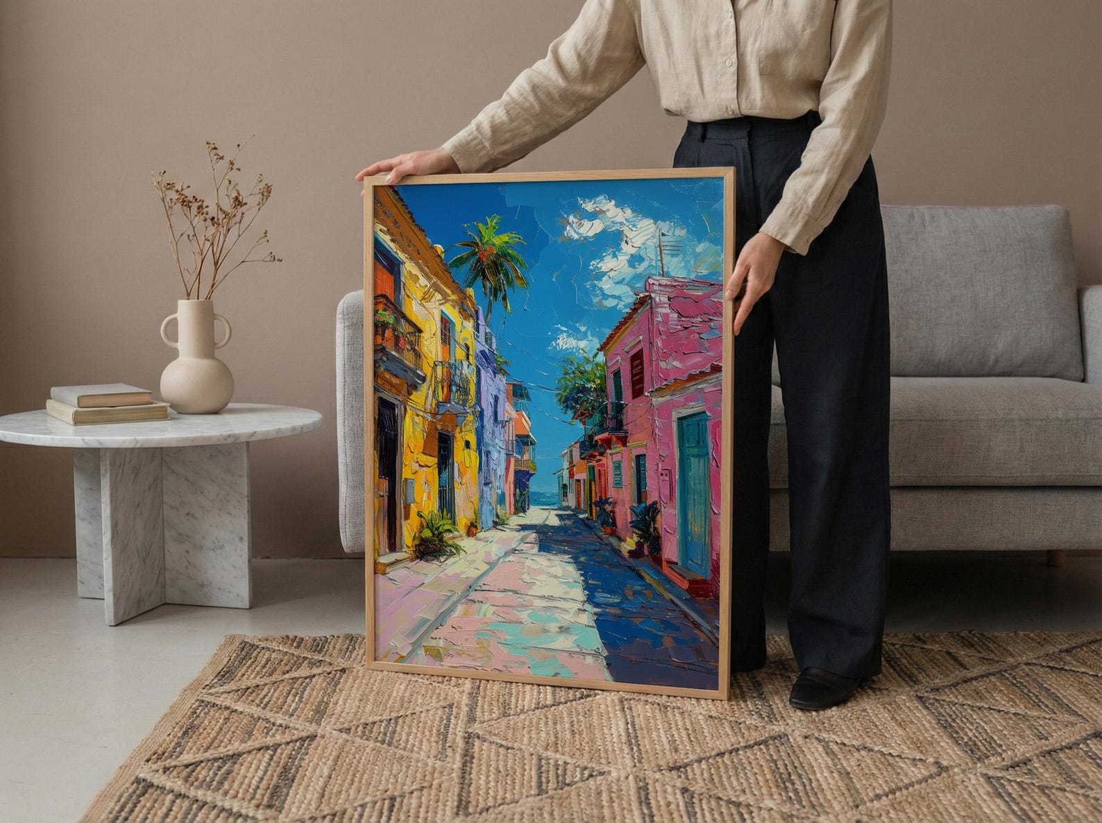 Buenos Aires Art Print, Caminito Wall Decor - Argentina Poster — view 6