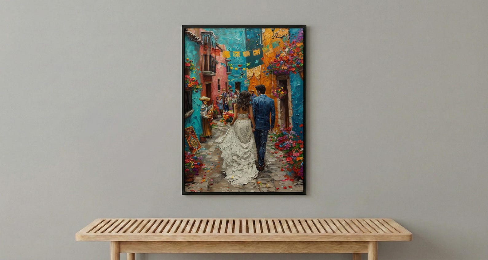 Callejoneada Art, Mexican Wedding Parade - Mariachi Decor — view 6