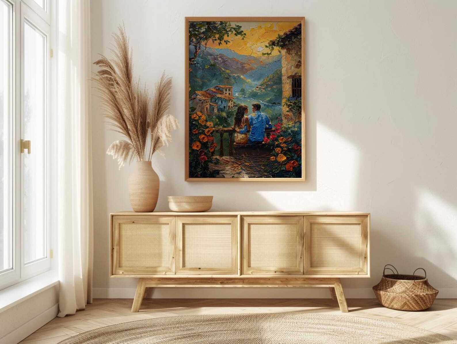 Colombia Travel Art, Coffee Region Print - Honeymoon Gift — view 4