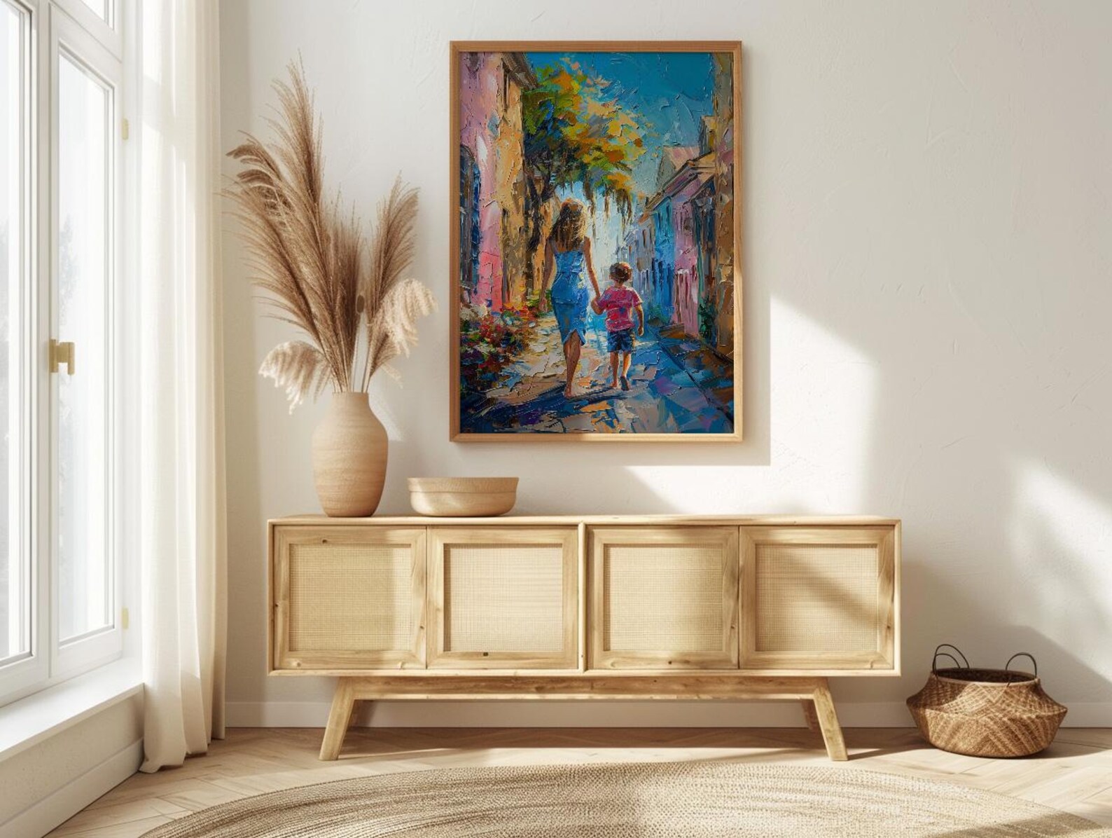 Charleston Rainbow Row Print, Mothers Day Gift From Son, Southern Wall Art, Mom And Son Poster, Museum Quality Decor — view 4