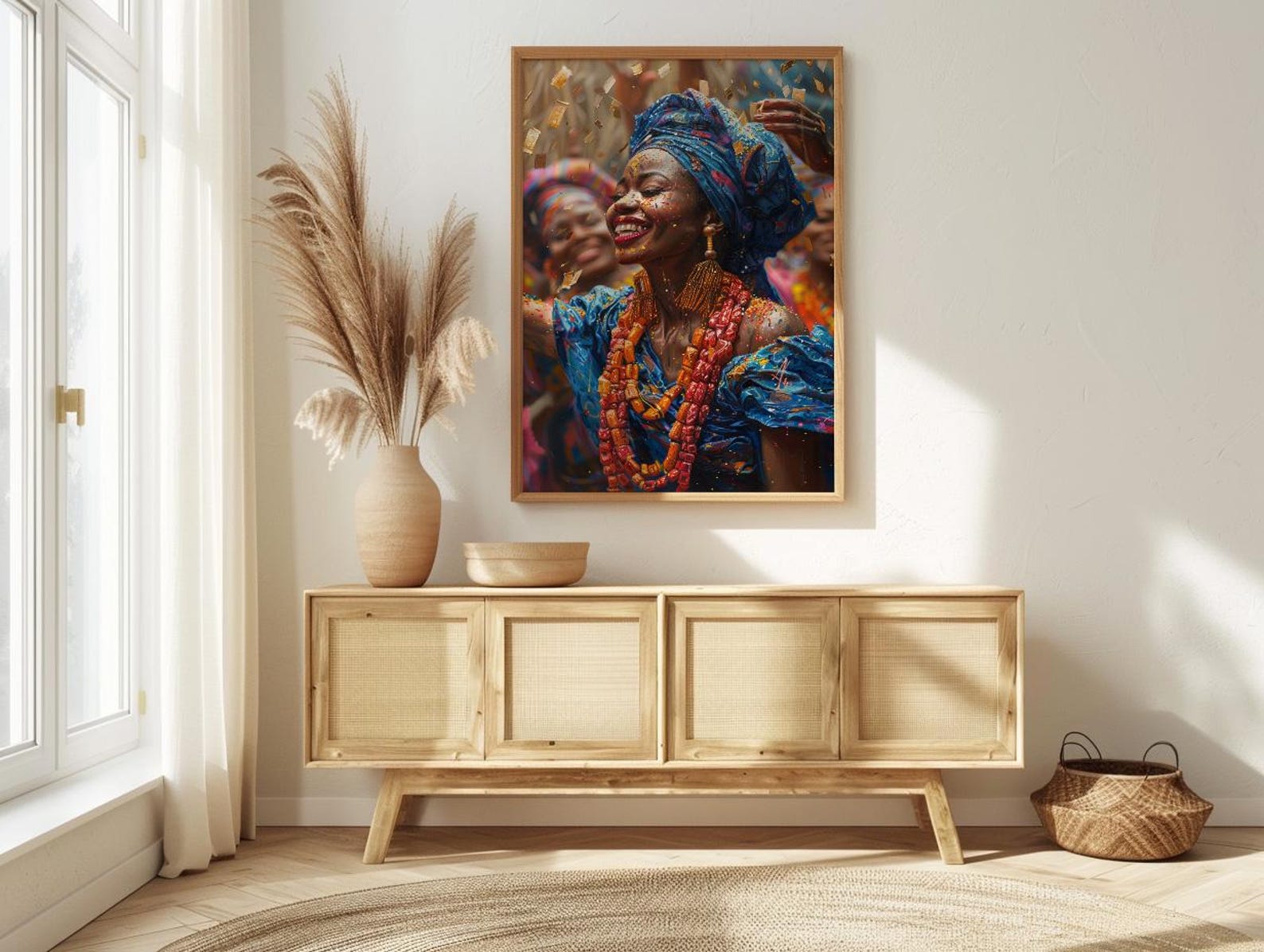 Nigerian Money Dance Art, Yoruba Wedding Print - Newlywed Gift — view 4