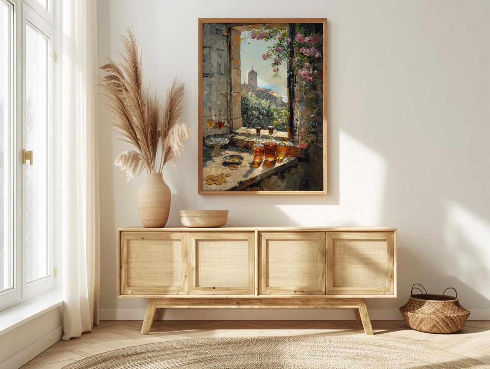 Dark Academia Art Print, Castle Window Decor - Medieval Alchemist View — view 4