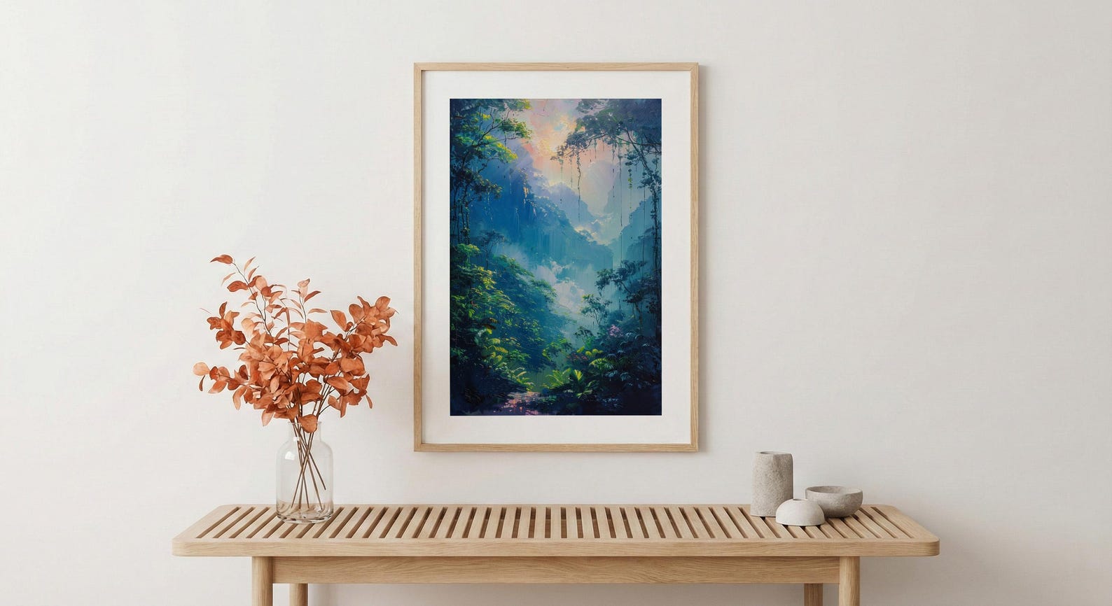 Monteverde Cloud Forest Art Print, Costa Rica Decor - Ethereal Nature Poster — view 5