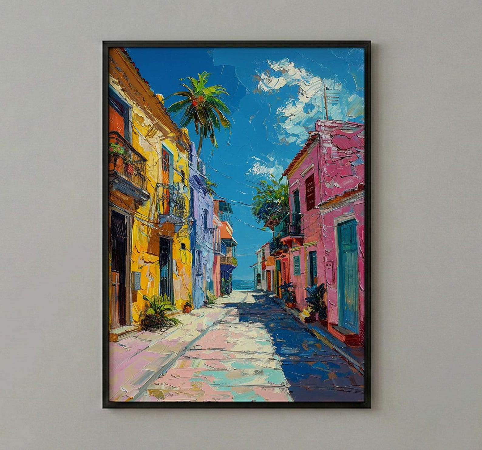 Buenos Aires Art Print, Caminito Wall Decor - Argentina Poster — view 2